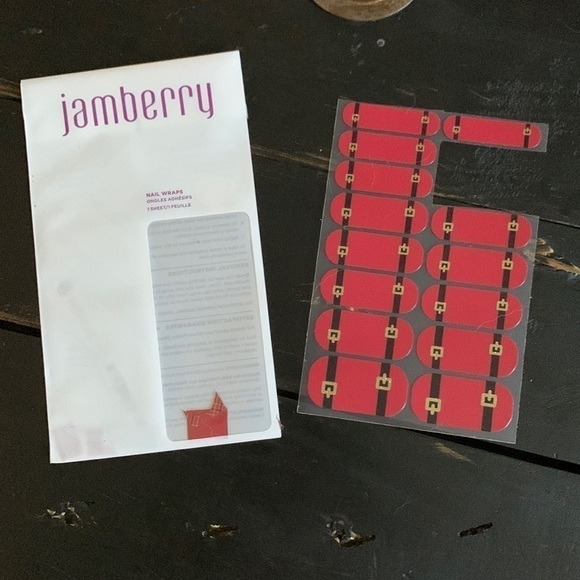 Jamberry Christmas Nail Wraps - Santa Suit - Picture 2 of 10